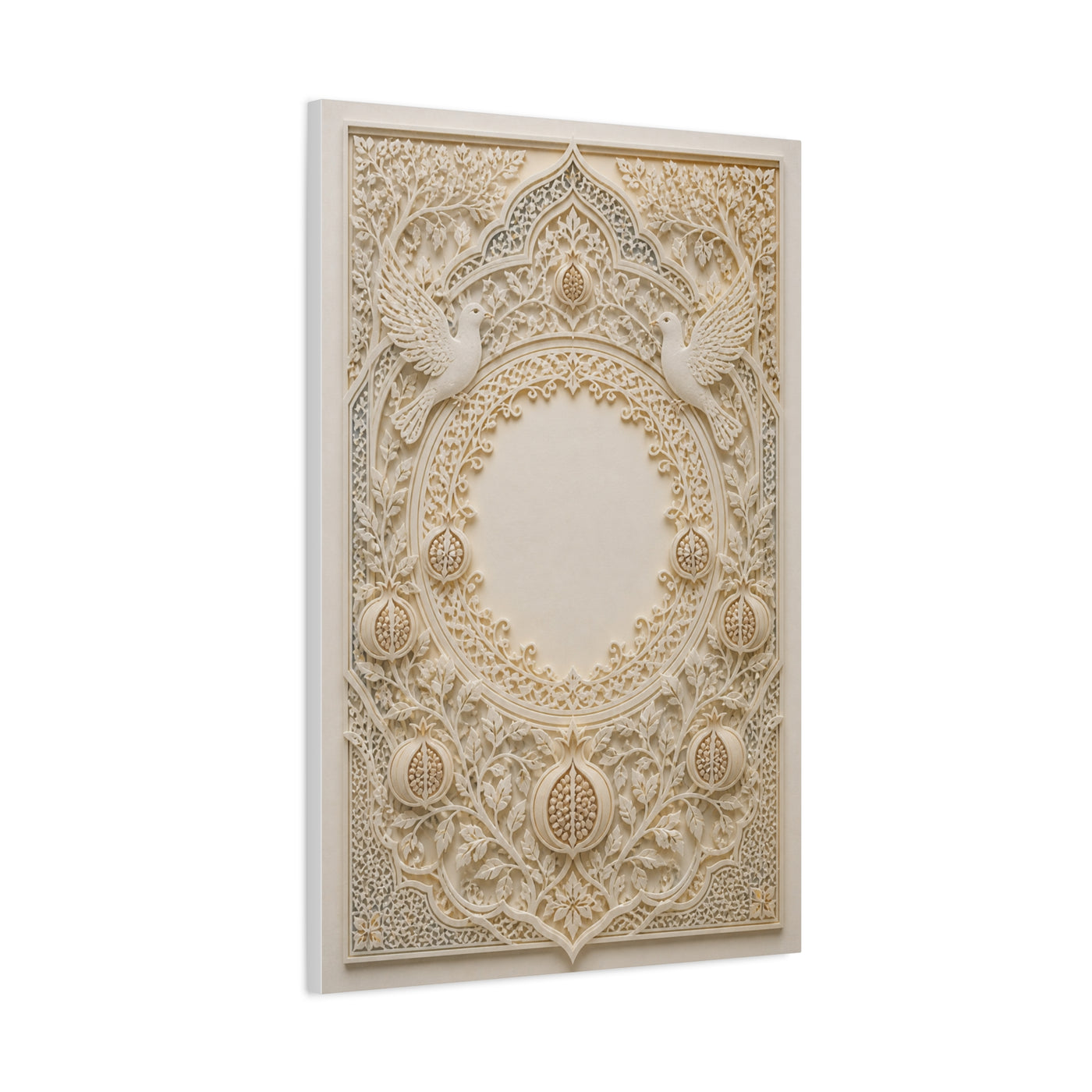 Ketubah-Inspired Papercut Relief Wall Art & Canvas Print