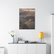 San Francisco Skyline Sunrise Fog Wall Art & Canvas Print