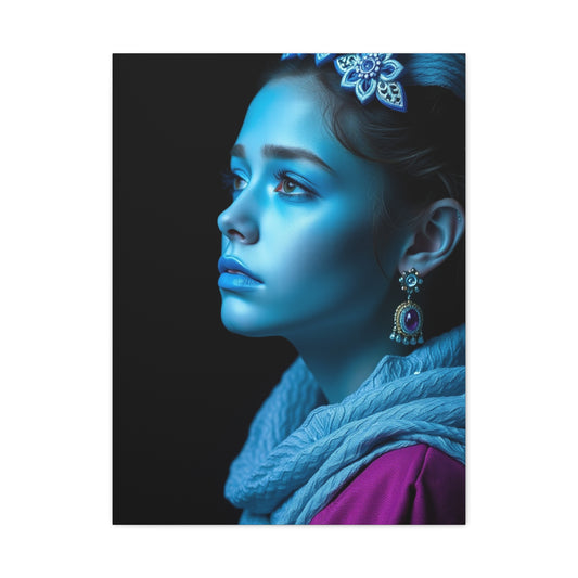 Aqua Tranquility Canvas Wall Art & Canvas Print