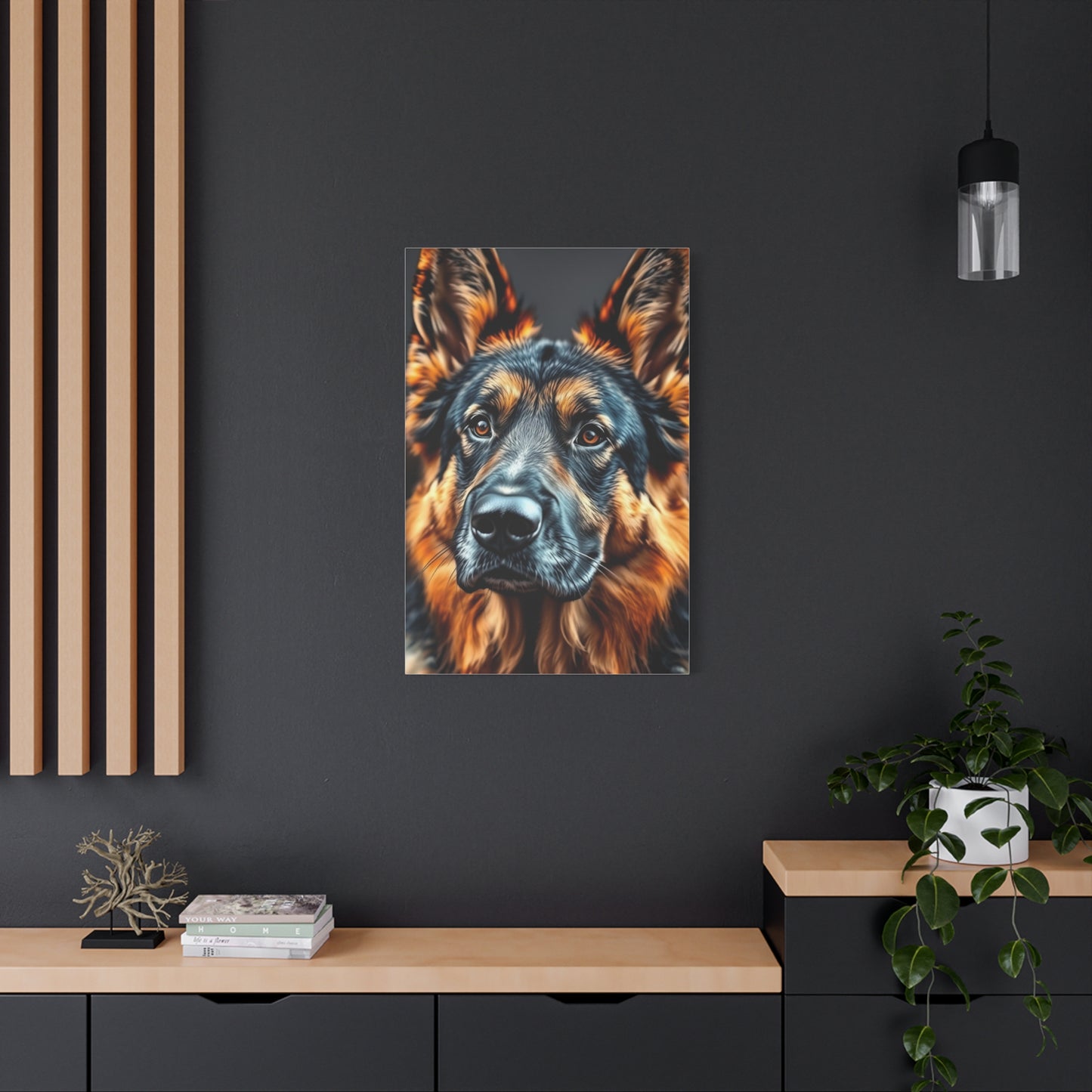 German Shepherd Art Refined Canvas Wall Art & Canvas Print