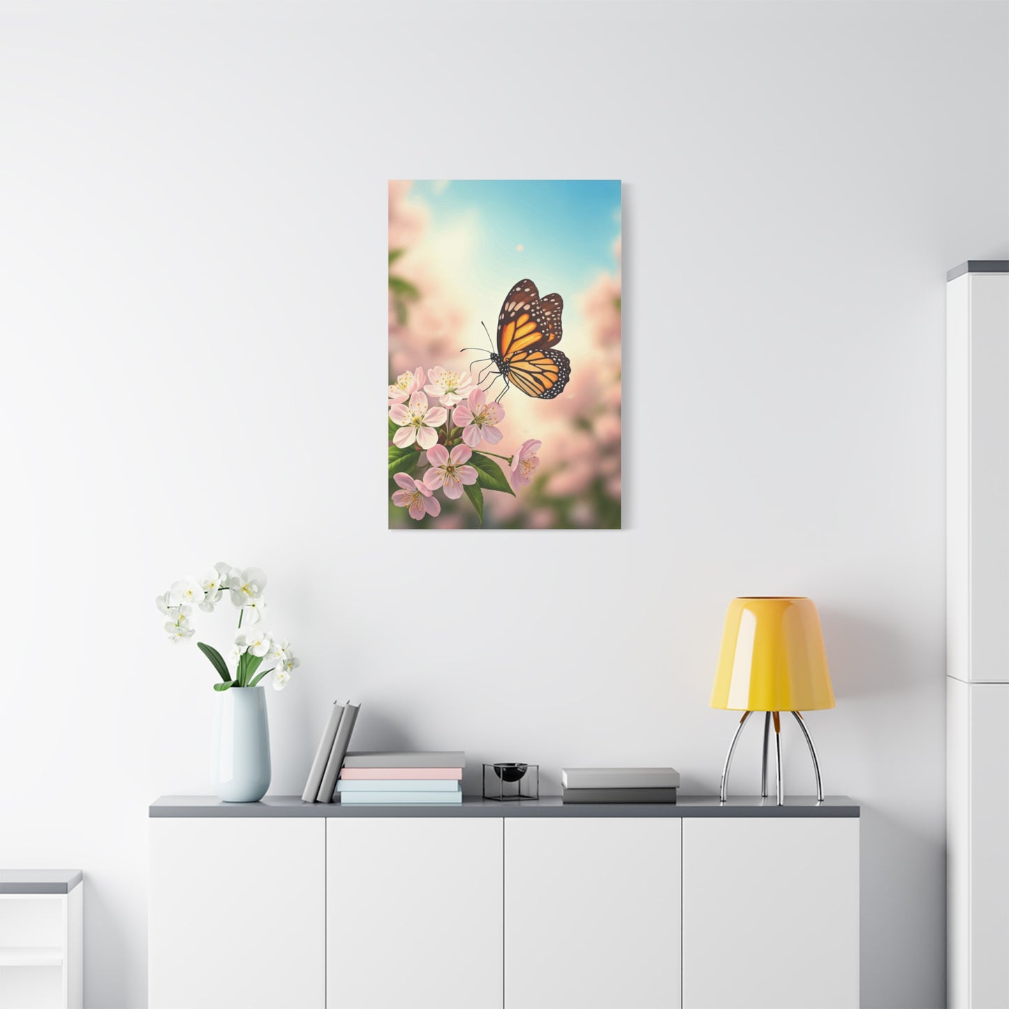 Spring Blossom Butterfly Wall Art & Canvas Prints
