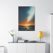 Calm Horizon at Dusk Wall Art & Canvas Prints