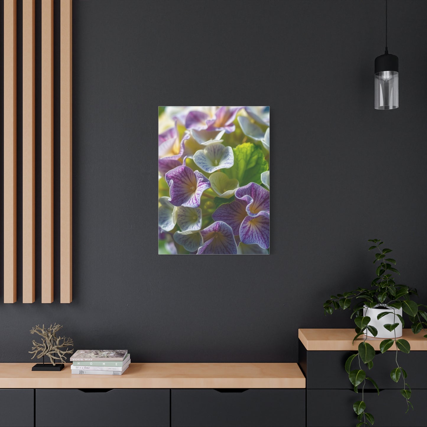 Hydrangea Flower Art Supreme Canvas Wall Art & Canvas Print