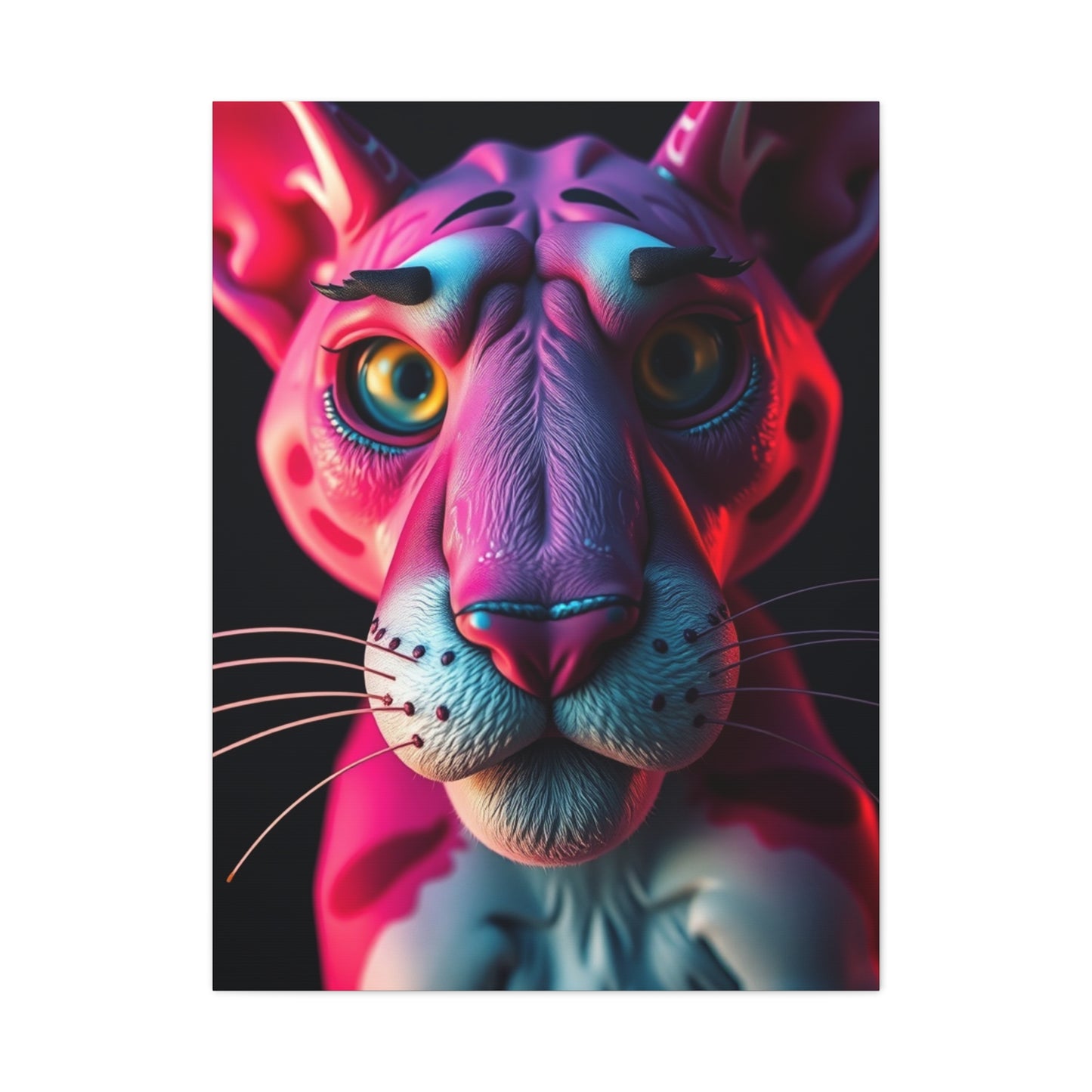 Fuchsia Predator Grandeur Wall Art & Canvas Print