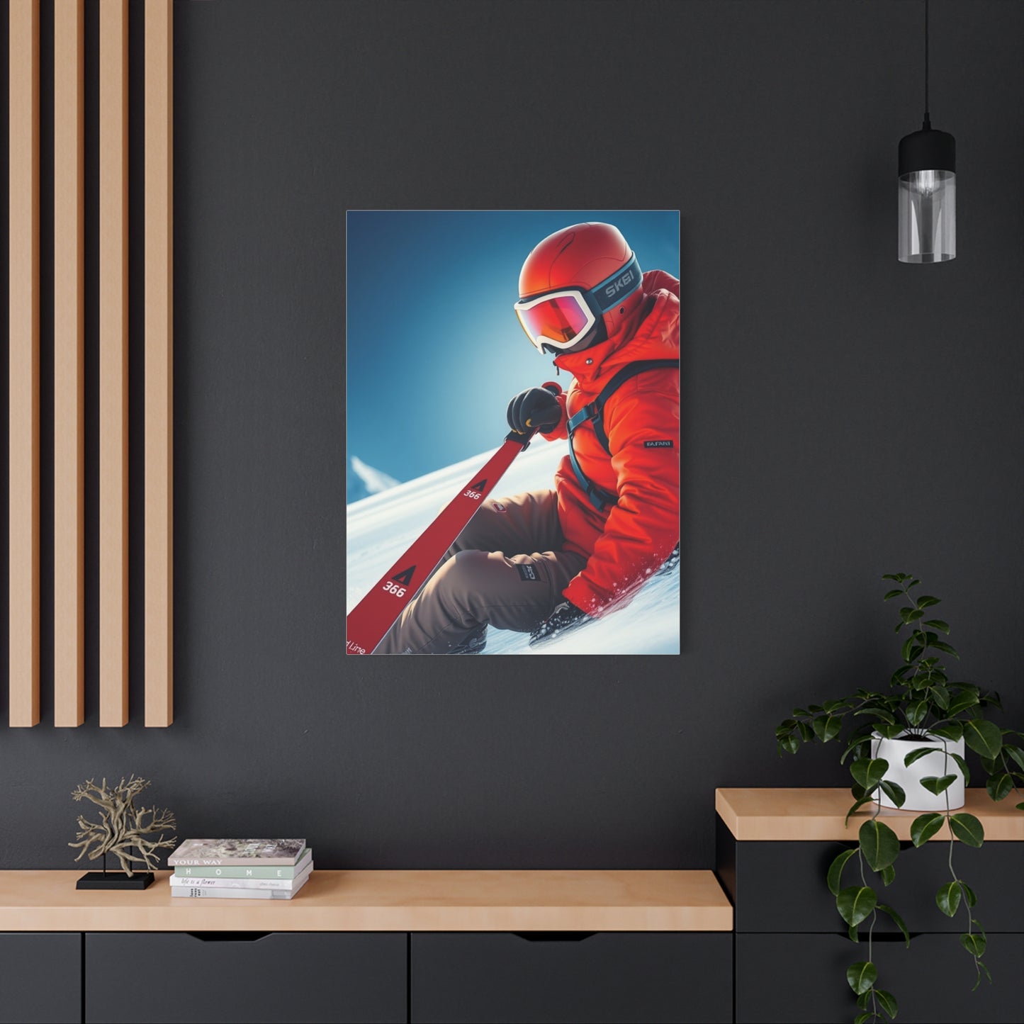 Skiing Art Luxury Canvas Wall Art & Canvas Print