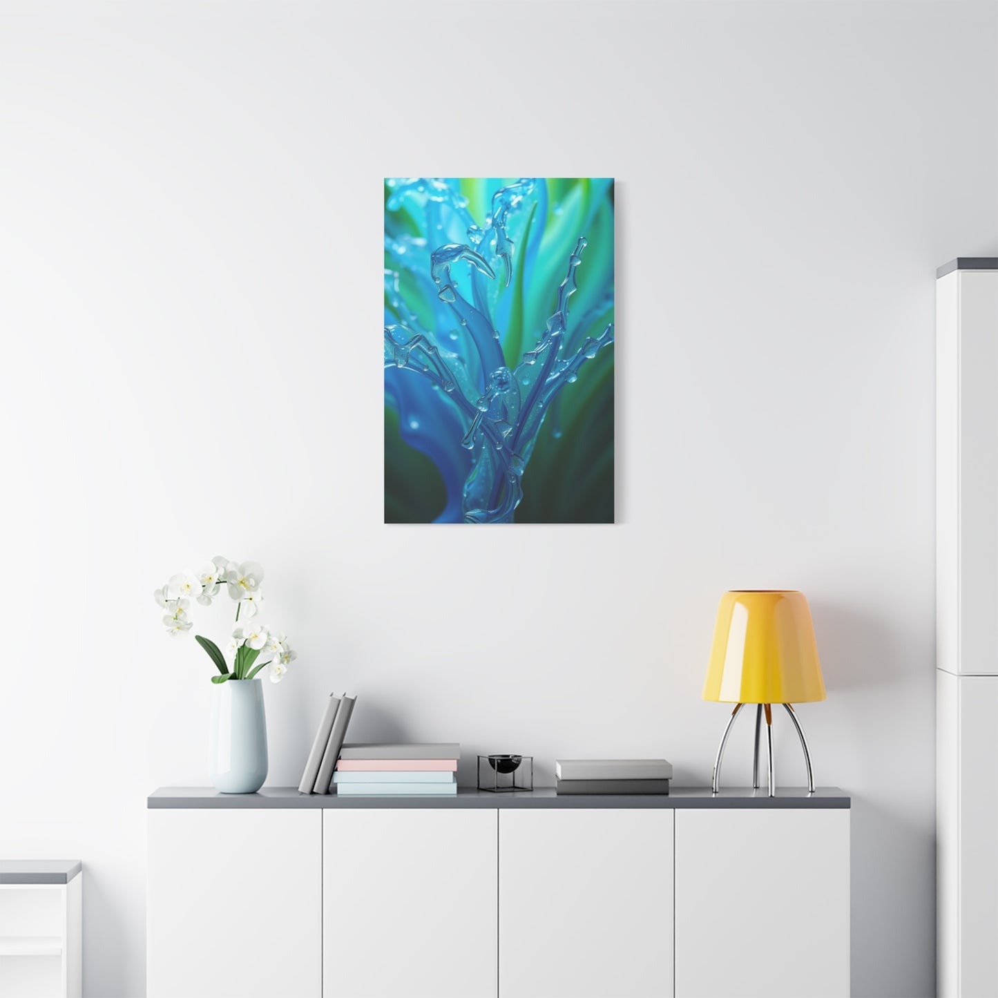 Blue & Green Art Supreme Canvas Wall Art & Canvas Print