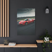 Ferrari 488 GTB Racing Line Precision Wall Art & Canvas Prints
