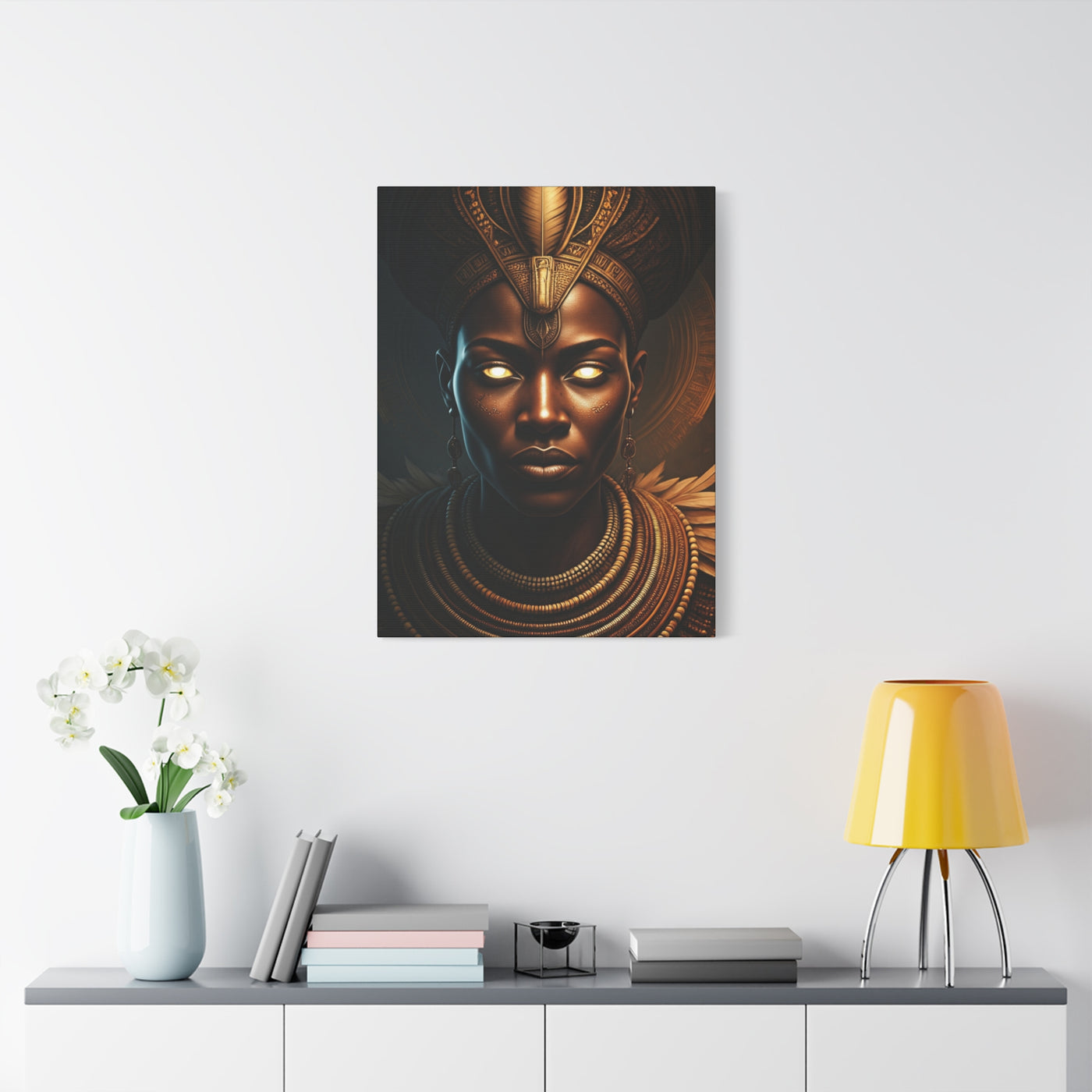 Golden Empress of Shadows Wall Art & Canvas Prints