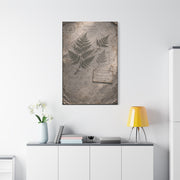 Antique Fern Herbarium Archive Wall Art & Canvas Print
