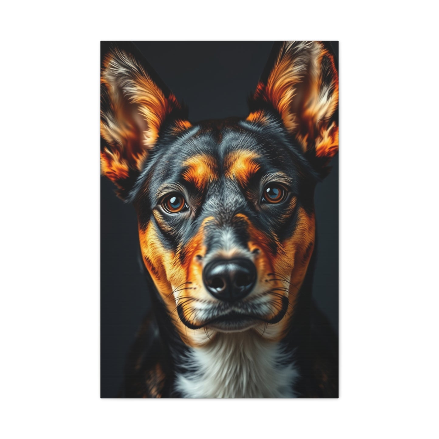 Vision Black and Tan Art Art Wall Art & Canvas Print