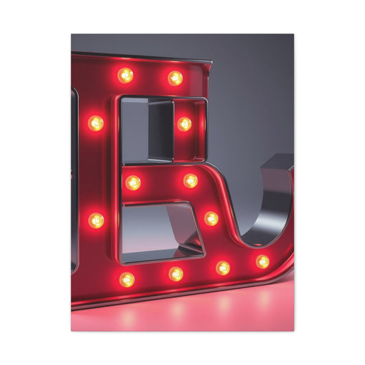 A Alphabet & Letter Art Premium Gallery Wall Art & Canvas Print
