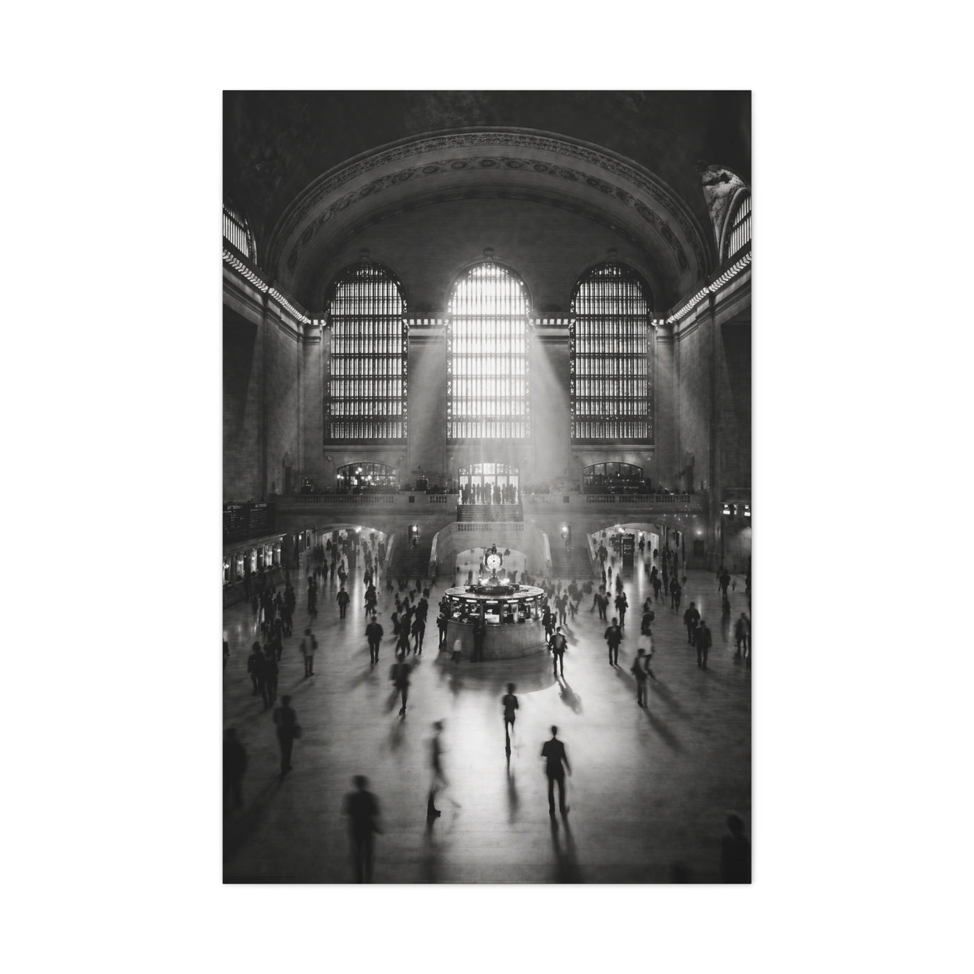 Grand Central Light & Motion Study Wall Art & Canvas Print