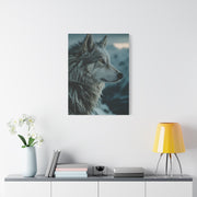 Siberian Husky Winter Ridge Portrait Wall Art & Canvas Print