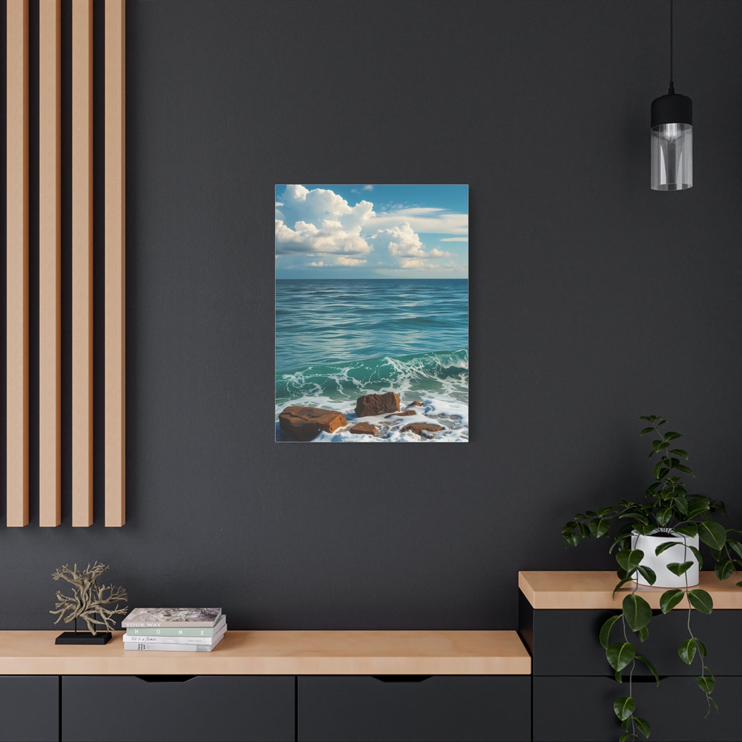 Azure Horizon Elegance Wall Art & Canvas Print