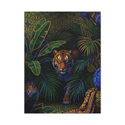 Exotic Tiger Jungle Interior Tropical Wall Art & Canvas Print
