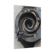 Industrial Spiral Form Abstraction Wall Art & Canvas Print