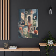 Surreal Geometric Portal Landscape Wall Art & Canvas Print