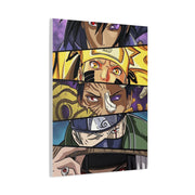 Naruto Heroes and Villains Eyes Poster Wall Art & Canvas Print
