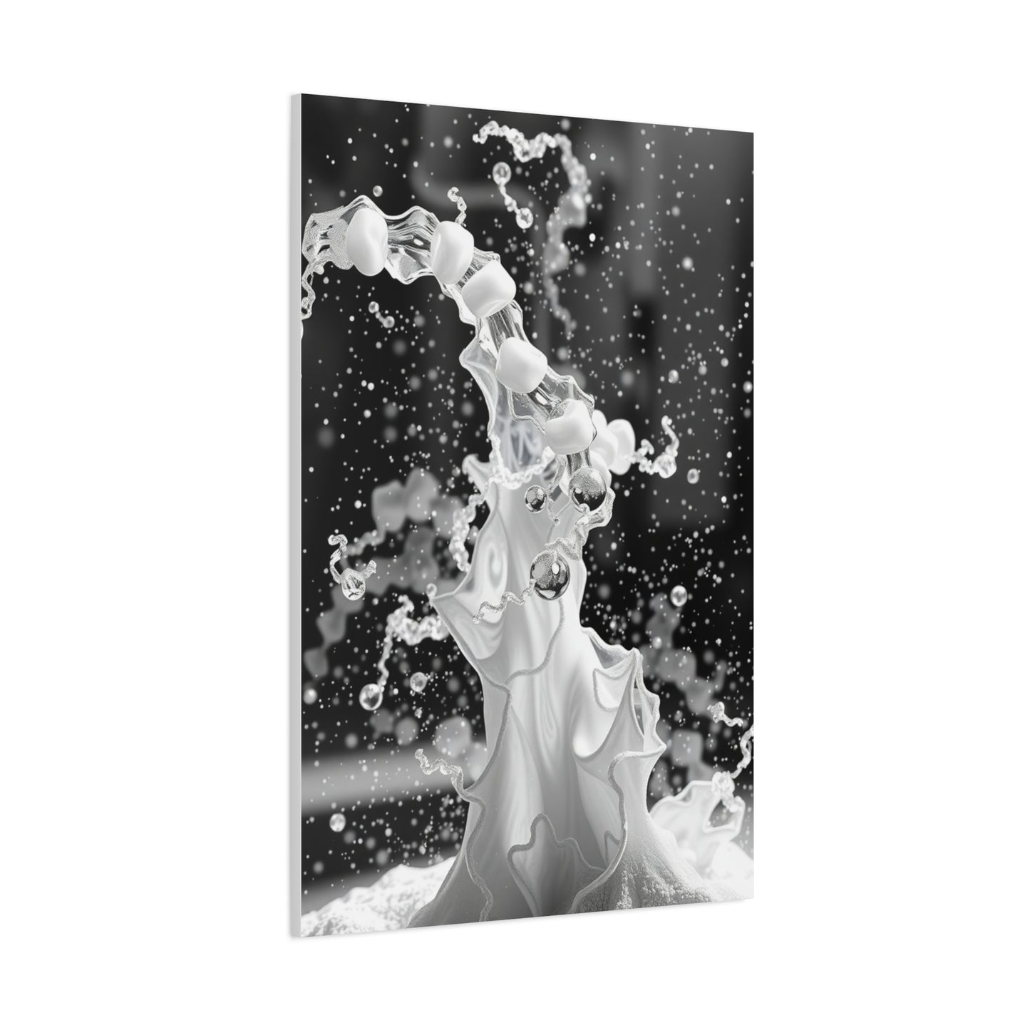 Gray & White Art Canvas Art 3 Wall Art & Canvas Print