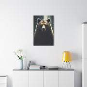 Regal Grizzly Close-Up Portrait Wall Art & Canvas Prints