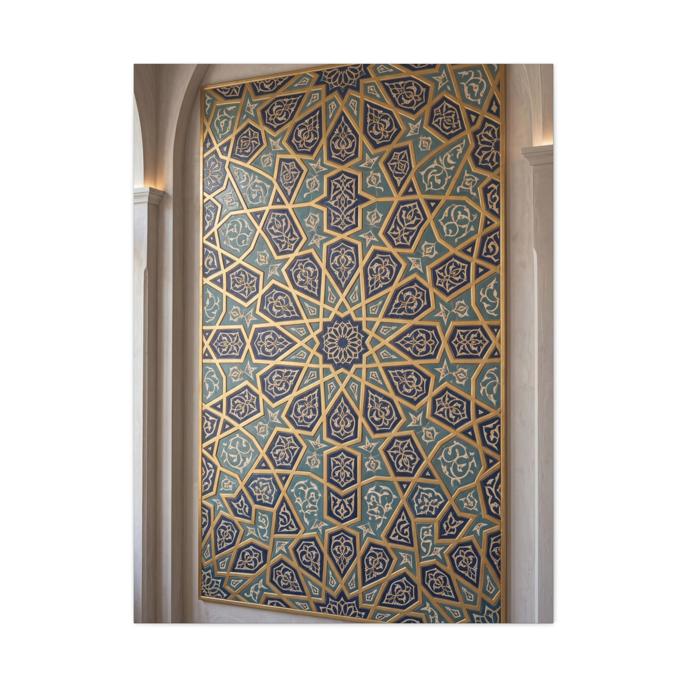 Islamic Geometric Star Pattern Wall Art & Canvas Print