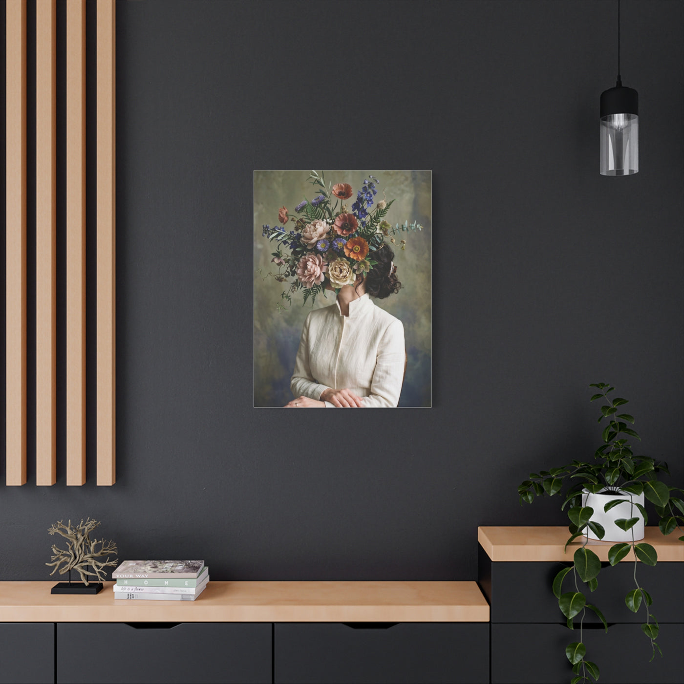 Botanical Identity Portrait Study Wall Art & Canvas Print