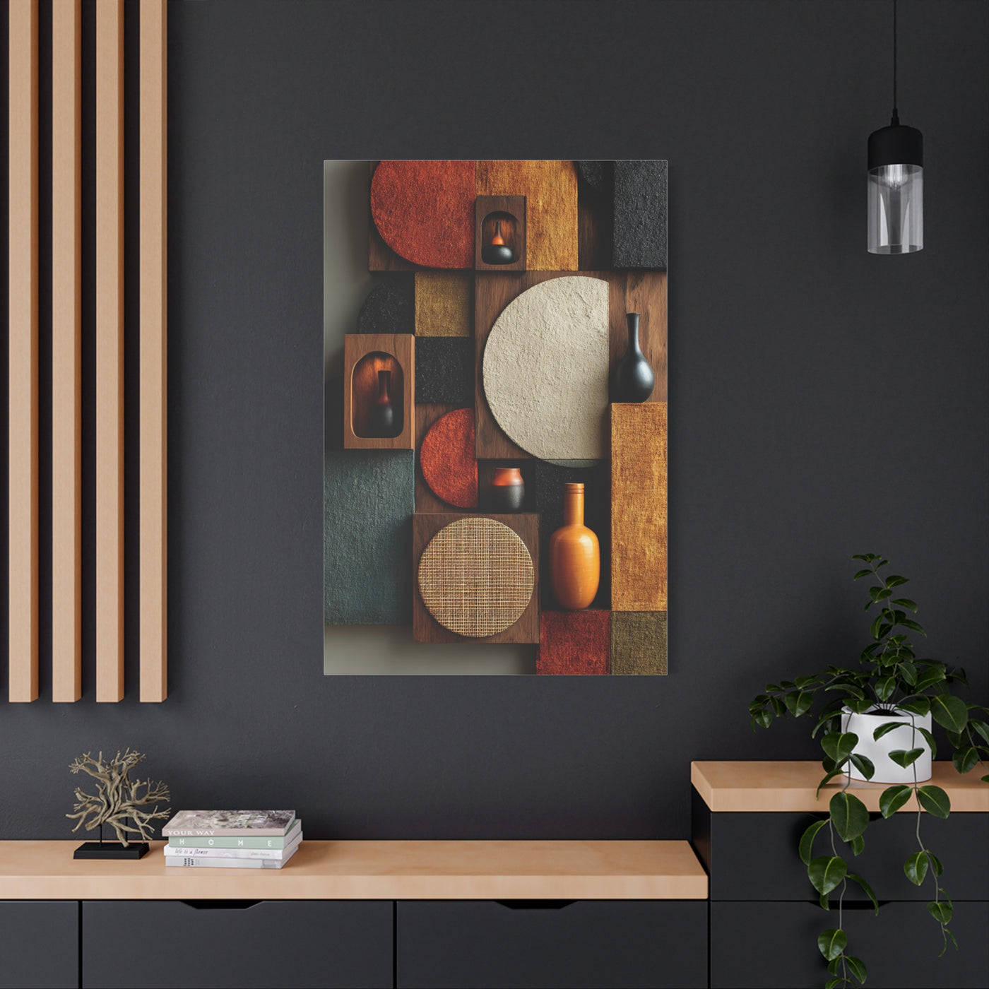 Modernist Still Life Geometry Wall Art & Canvas Print