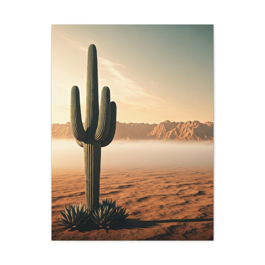 Sunrise Saguaro Desert Horizon Wall Art & Canvas Prints