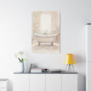 Vintage Clawfoot Bathtub Serenity Wall Art & Canvas Prints