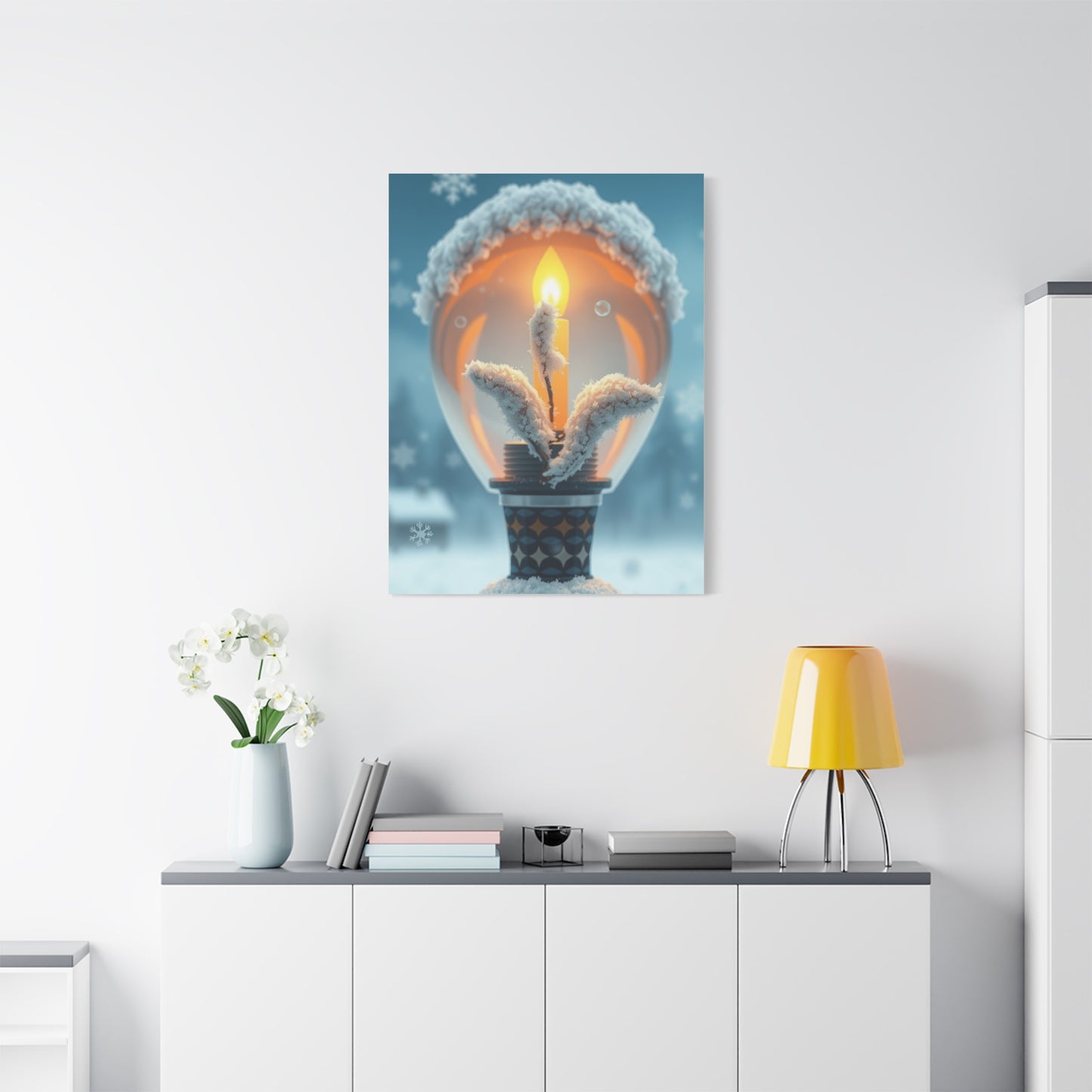 Frosted Elegance Canvas Wall Art & Canvas Print