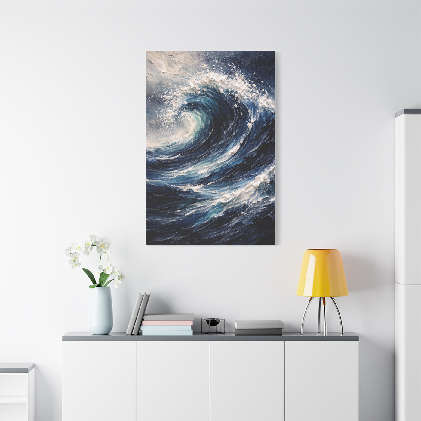 Dynamic Ocean Wave Expression Wall Art & Canvas Print