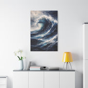 Dynamic Ocean Wave Expression Wall Art & Canvas Print