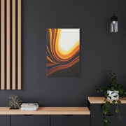 Golden Curve Motion Abstract Wall Art & Canvas Prints