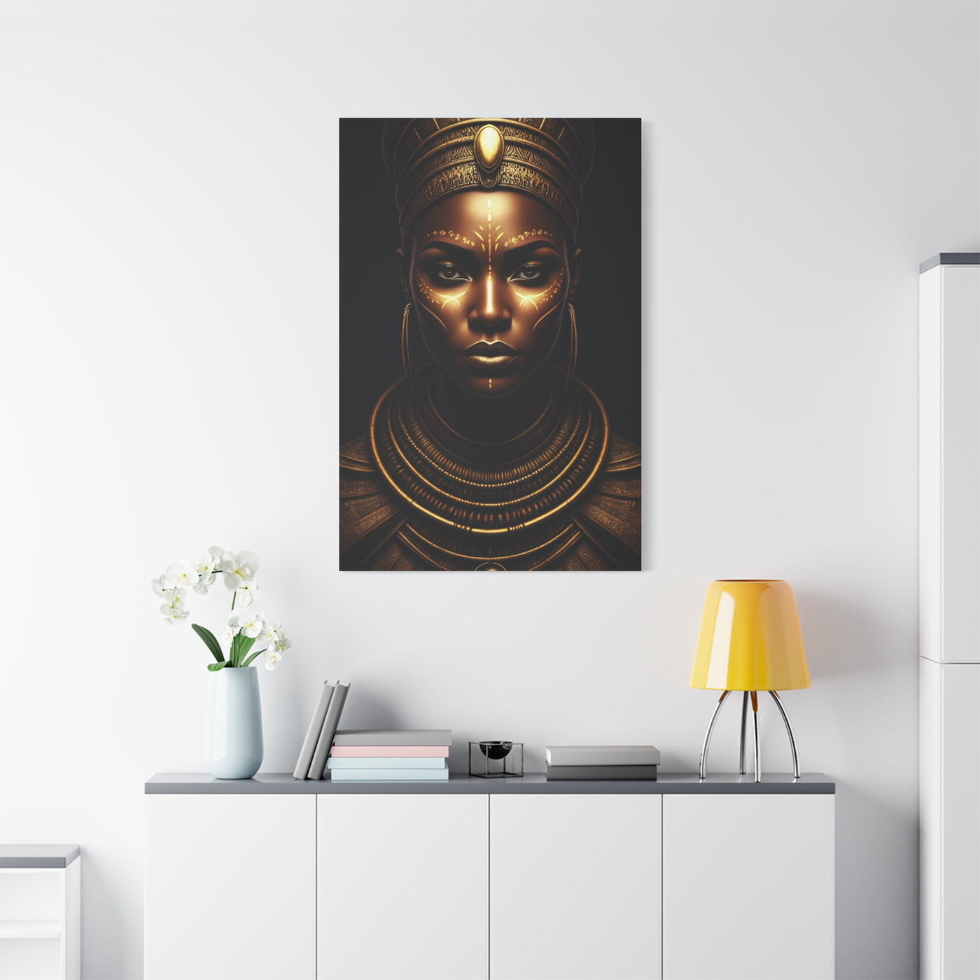 Sacred Queen of Gold Wall Art & Canvas Prints