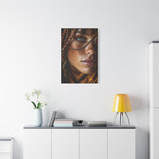 Braided Muse Antique Lens Portrait Wall Art & Canvas Print