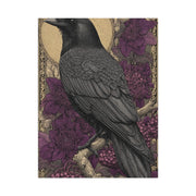 Dark Raven Moon Folk Wall Art & Canvas Print