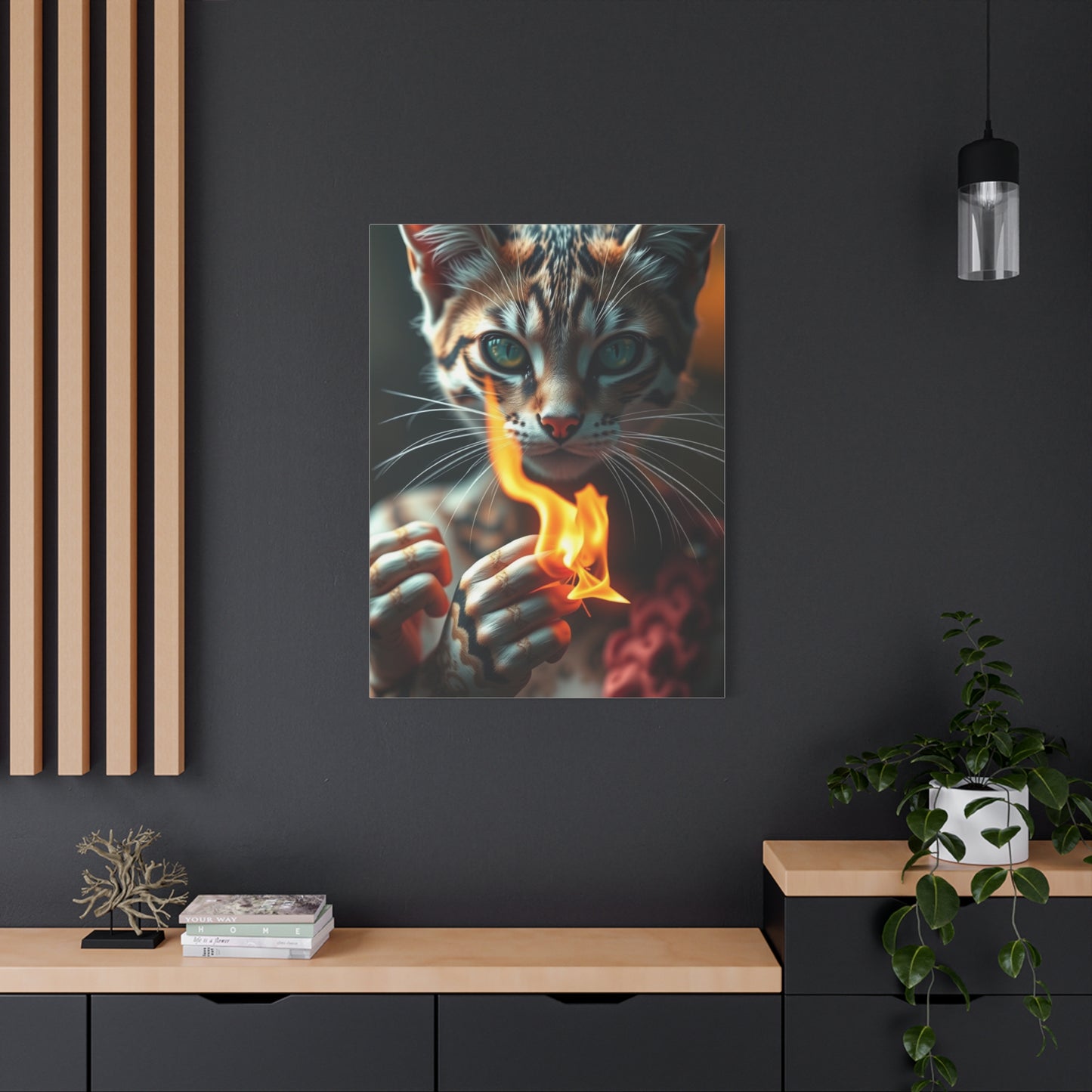 Catfight Art Refined Canvas Wall Art & Canvas Print