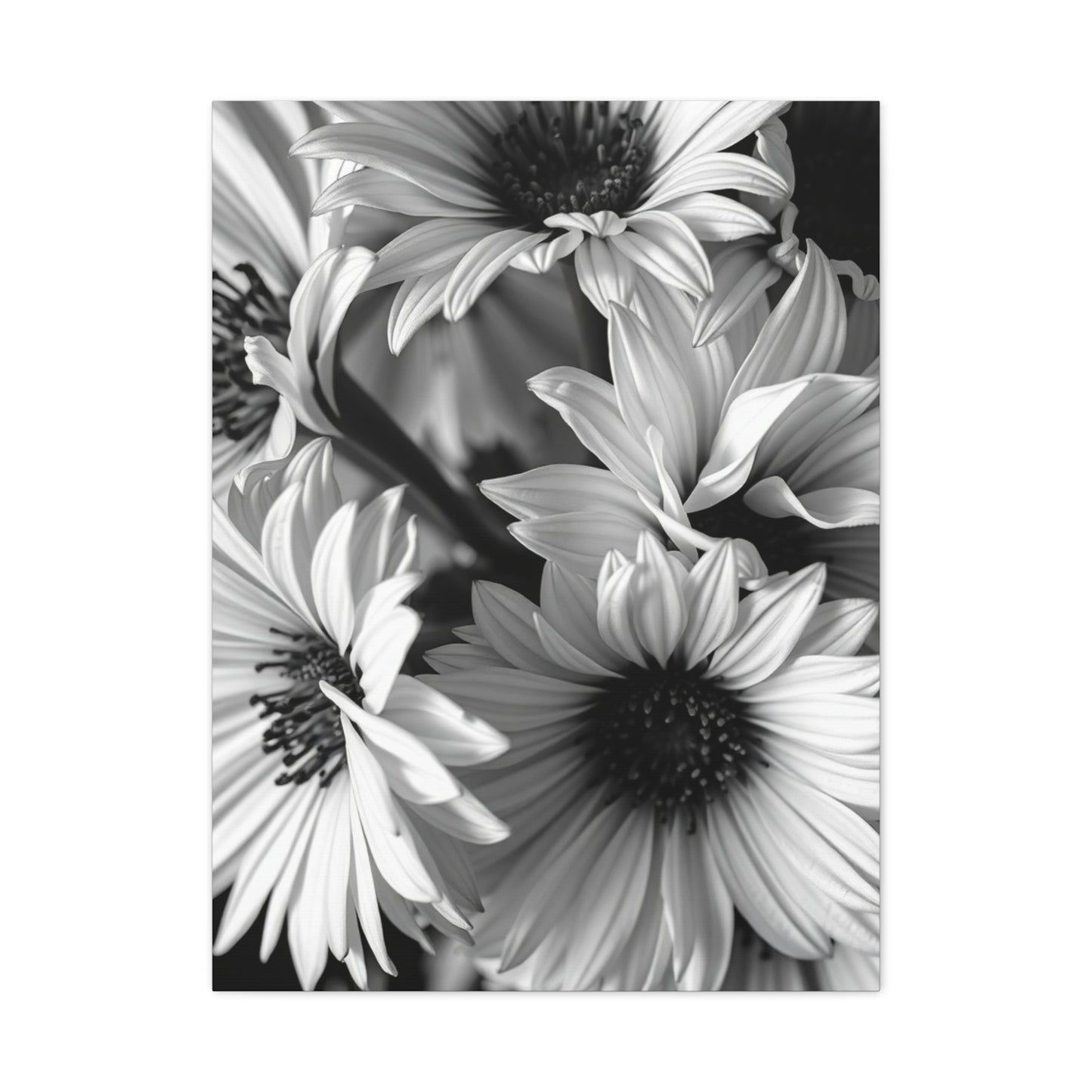 Silhouette Flora Masterpiece Wall Art & Canvas Print
