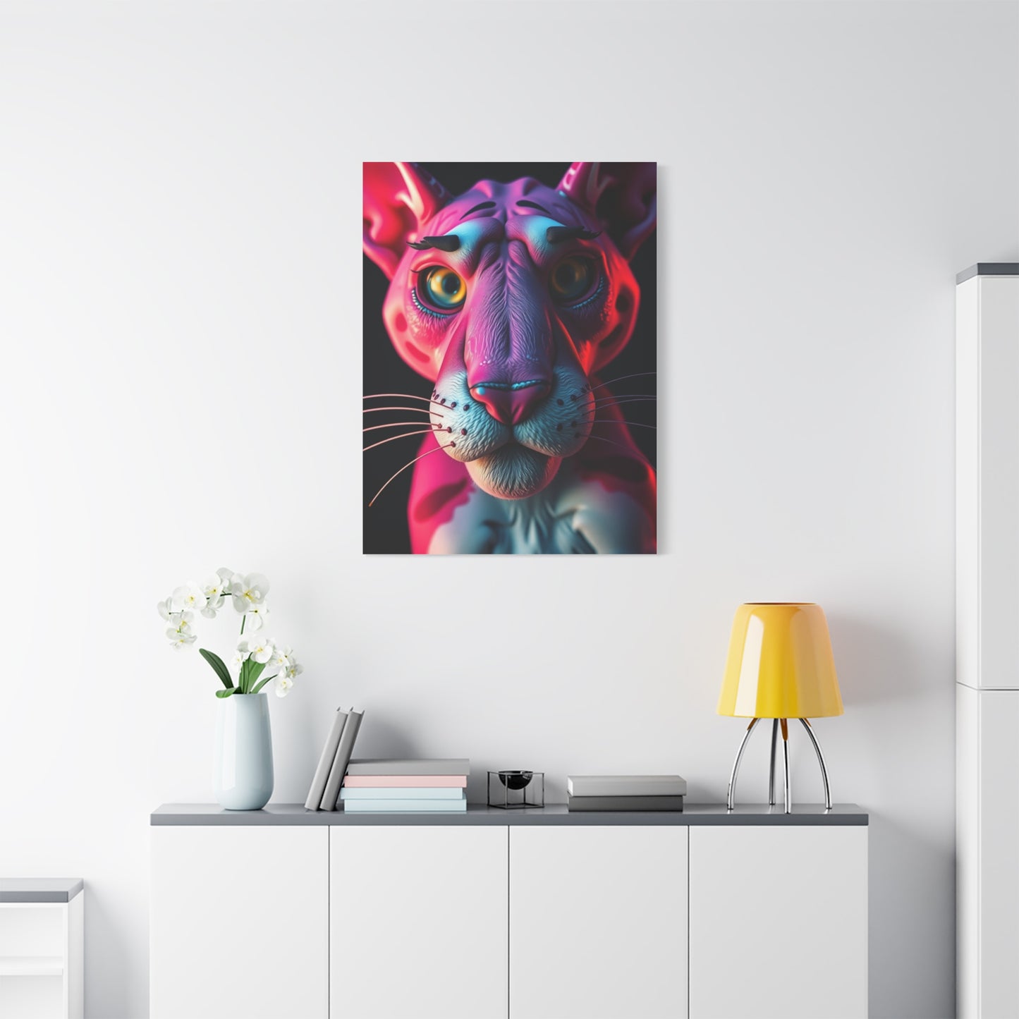Fuchsia Predator Grandeur Wall Art & Canvas Print