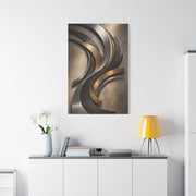 Executive Metal Wave Composition Wall Art & Canvas Print