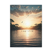 Sunrise Reflection Over Tranquil Waters Wall Art & Canvas Prints