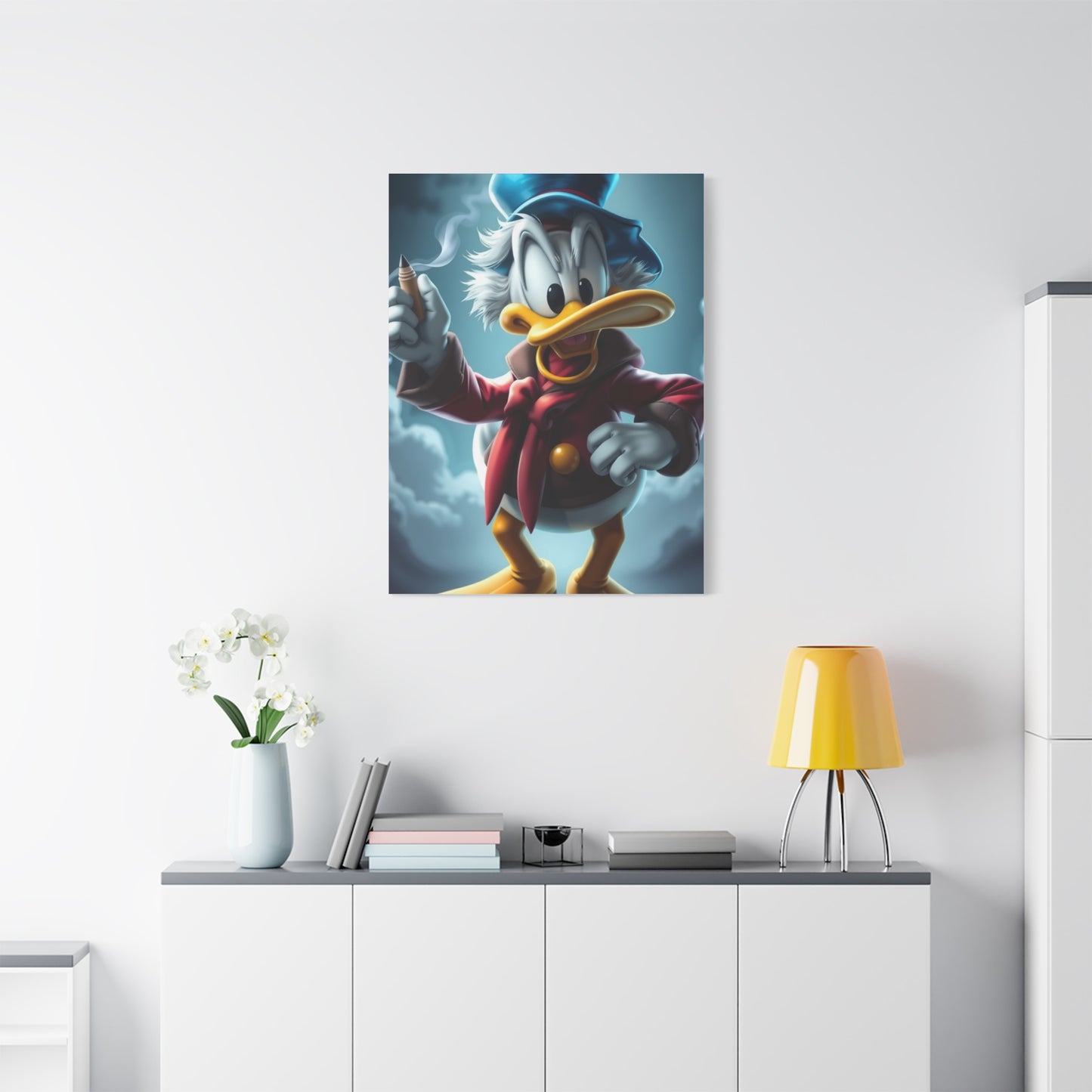 Sumptuous Feathers Canvas Wall Art & Canvas Print