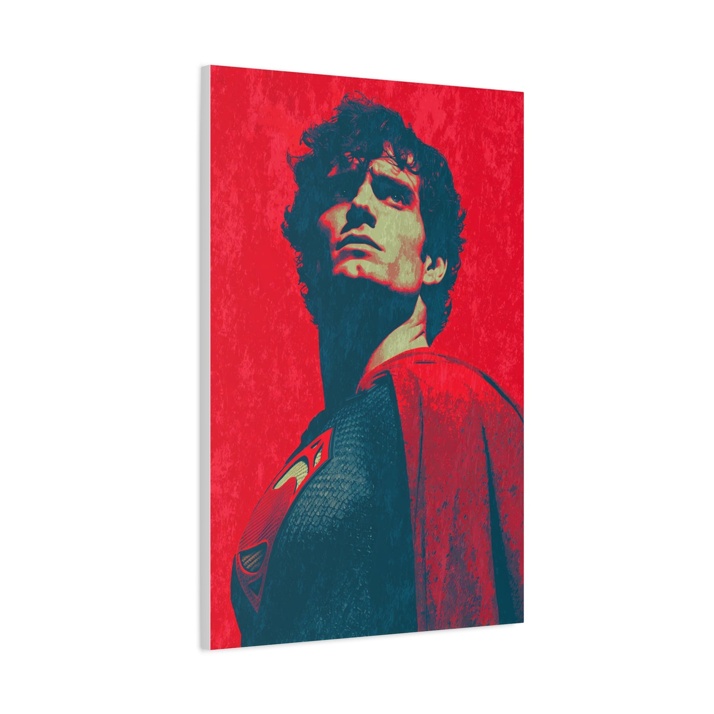 Man of Steel Superman Pop Art Movie Poster Wall Art & Canvas Print