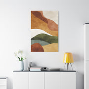 Earthy Organic Abstract Landscape Wall Art & Canvas Print