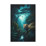 Moonlit Jungle Guardian Wall Art & Canvas Prints