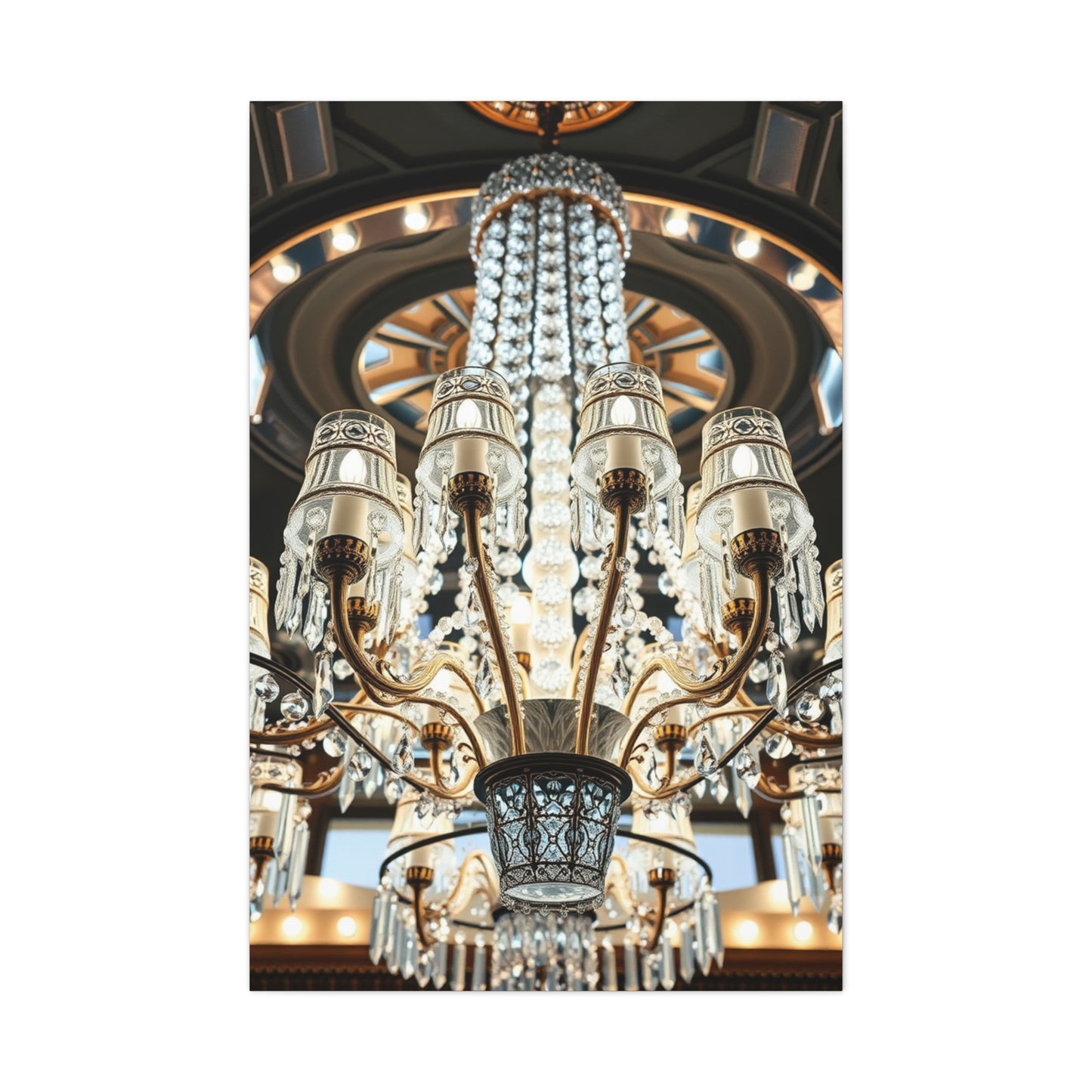 Chandelier Art Supreme Canvas Wall Art & Canvas Print