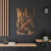 Shabbat Candlelight Still Life Wall Art & Canvas Print