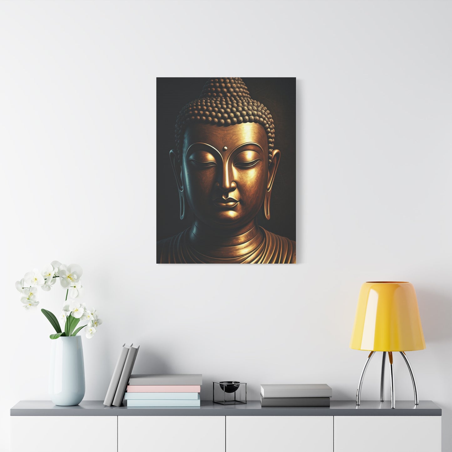 Midnight Glow Buddha Meditation Wall Art & Canvas Prints