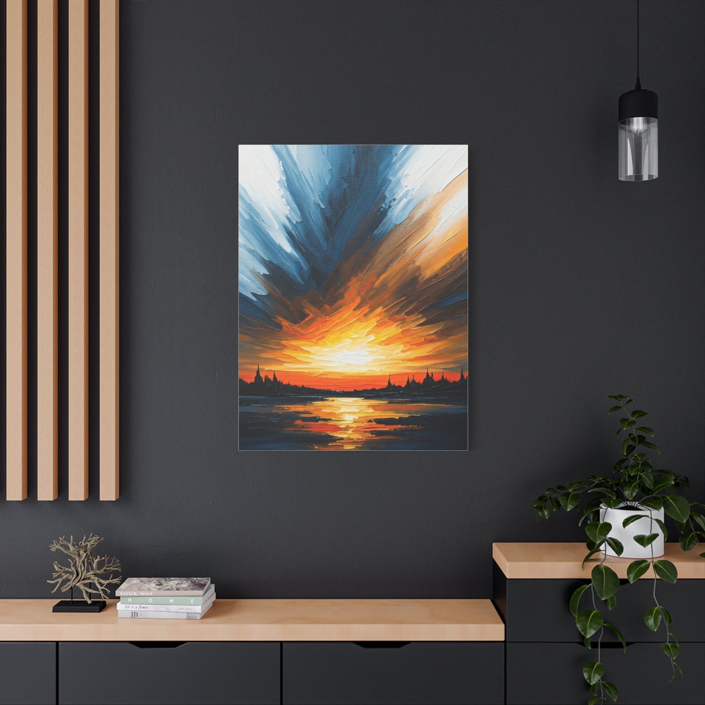 Dramatic Sunset Burst Wall Art & Canvas Prints