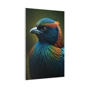 Vibrant Jewel-Toned Bird Portrait Wall Art & Canvas Prints